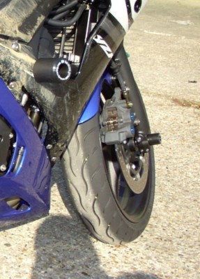 Chrániče přední vidlice, Yamaha YZF-R6 '03-'04, černé